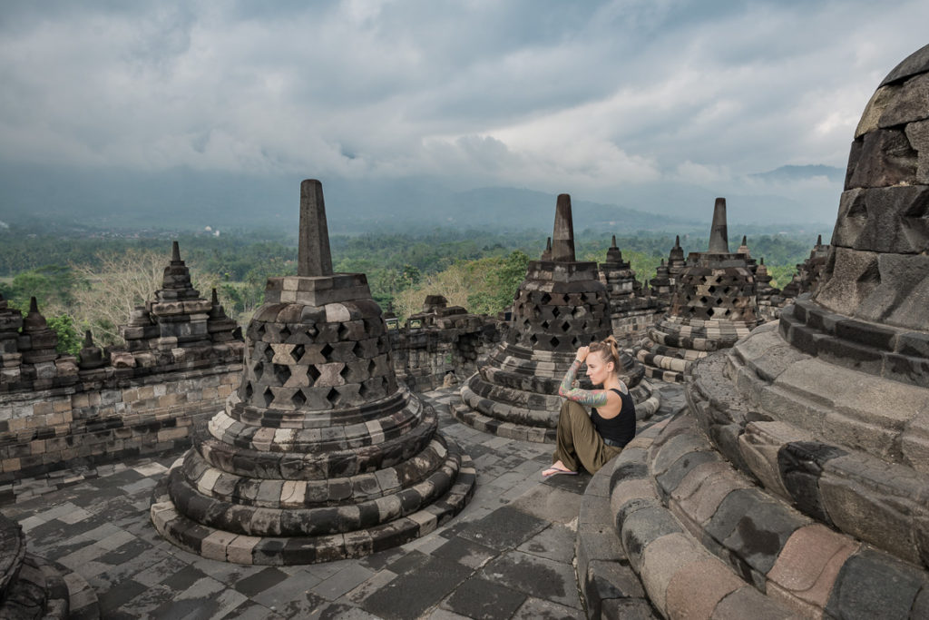 Tydzień na Jawie - Świątynia Borobudur